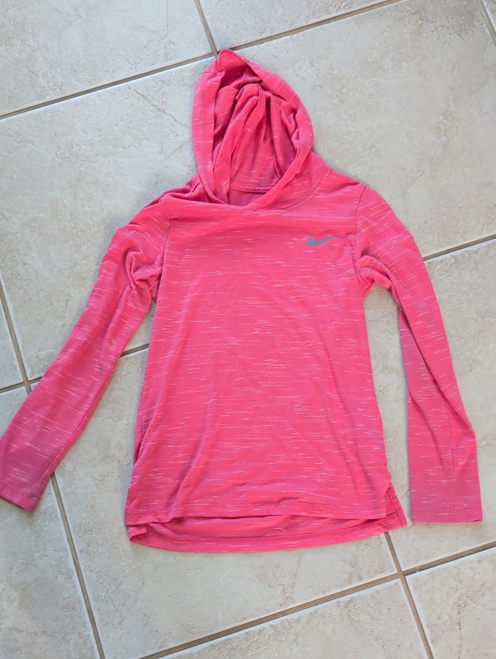 Nike Pink Girls Long Sleeve Tee Girls Size 8